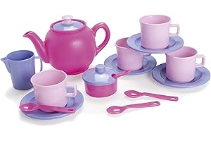 AMERICAN EDUCATIONAL PRODUCTS Andreu Toys Andreu Toys014398 Dantoy 4 People Princess Tea Set in Net, 12 x 18.5 x 19 cm