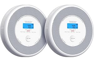 X-Sense Rauch und CO Melder mit Sprachalarm und Standortansage, mit XP0A-MR11 Kits, 30 mm dick ohne SBS50 Basisstation, XP0A-MR, 2 Stück