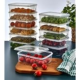 Coverest 3 Adet 1350 ML Buzluk D&uuml;zenleyici Saklama Kabı Sızdırmaz Kapaklı BPA Free PP5 Dondurucu Erzak Kutusu Dayanıklı Bulaş