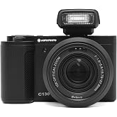 AgfaPhoto Realishot C130 kompakt kamera, CMOS sens&ouml;r, diyafram f/1.8-2.6, ISO 100-3200, otomatik odaklama, LCD ekran, harici 