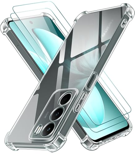 ISOI Cover Con Cordino per Realme C67 4G, Custodia Trasparente Con
