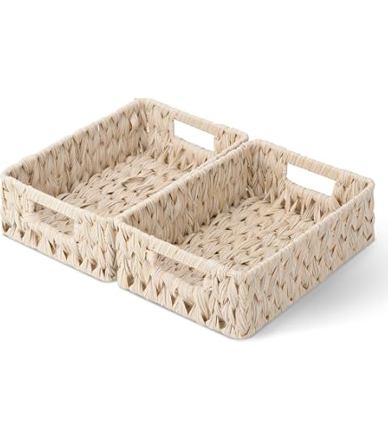 Loberon Truhen-Set – Handgeflochtene Rattan-Körbe Mit Lederriemen