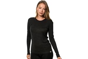 Merino.tech sous Vetement Laine Merinos Femme - 100% Merinos Haut Thermique Femme pour la Sport et Randonnée