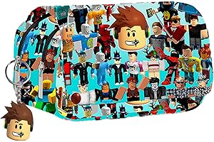 PYTRARTY Estuche para lápices Robllox, Estuche para lápices Rob-lox, Estuches para lápices de Gran Capacidad Robllox, Estuches para lápices, Pencil Case para lápices para papelería