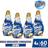 Bingo Soft Konsantre &Ccedil;amaşır Yumuşatıcısı Lilyum 1440 Ml X 4 Adet