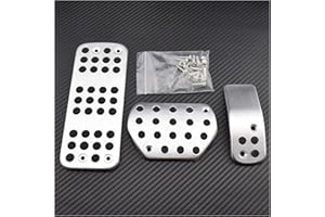 CXJYBH Pour Peugeot 207 301 307 208 2008 308 408 CC/CITROEN C3 C4 / DS 3 4 6 DS3 DS4 DS6 ACCESSOIRE PLAQUE DE PED DE PEDAL DE PEDAL Pieds PéDale (Color Name : AT)