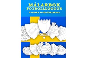 Målarbok Fotbollloggor - Svenska fotbollsklubbar