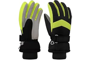 ‎LEEBOOM Leeboom Children's Ski Gloves Waterproof Winter Gloves for 3-13 Years Girls and Boys Gifts Snowboard Running Cycling Hiking