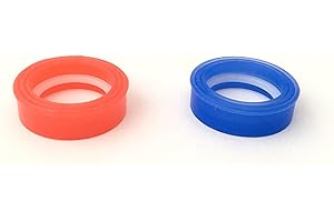 TAP MAGICIAN Bestway Replacement ceramic disc inserts & gaskets for 3/4" quarter turn cartridge valves (Gaskets x 2)