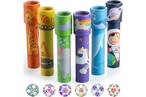 iKeelo 6Pcs Classic Kaleidoscope - Pass the Parcel Gifts for Kids' Birthday, Retro Party Favor Goodie Bag Fillers Return Gifts Carnival Prize and Stocking Stuffers