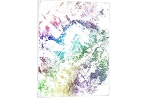 QWORK® Foglio da Stampa Gel, Foglio da Stampa Riutilizzabile 25x20 cm, per Arti, Mestieri