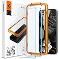 Spigen Alignmaster Tempered Glass Screen Protector Guard For Google Pixel 8A Smartphone-2 Pack