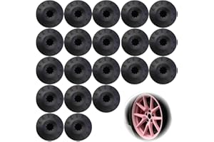 Tuwonwa 20PCS 17mm Écrou de Roue Capuchon Boulon Couvre Universel avec Outil, Capuchon Écrou de Roue Auto, Cache Boulon Antirouille, Boulon Antivol Roue Voiture, Goujon, Accessoire Jante
