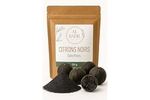 AL BADIL Limone nero in polvere, Loumi, pronto usato - 50 Gr Una spezia incredibile per la cucina.