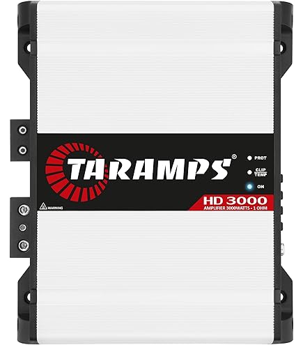 Taramp's Bass 8k 8000 Watts RMS Car Audio Amplifier 1 Ohm