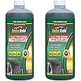 SWISS GOLD Tubeless Tire Sealant 1 Liter Anti Puncture Liquid for Tubeless Tyres for Bike & Car Auto Puncture Repair Liquid Tyre Sealant for Bike & Car | Oil Based Anti Puncture - 1 Liter (Pack of 2)