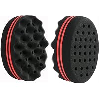 Magic Twist Hair Sponge Set – Lockenschwamm Mit Kamm Für Afro, Dreads & Coils, Große Löcher