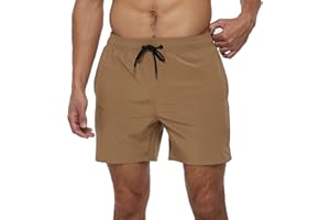 Arcweg Męskie kąpielówki męskie szorty na deskę z kieszeniami na zamek błyskawiczny surfingowe rozciągliwe szorty plażowe oddychająca podszewka z siatki szybkoschnące