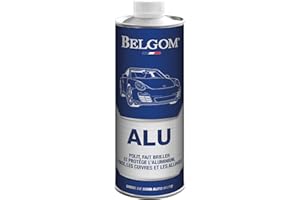 BELGOM – Alu – 500 ML - C’est Un Produit sans équivalent pour polir et Faire Briller l’Aluminium (Carters de Motos, fourreaux de Fourche, Jantes…)