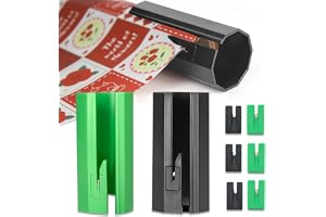 LANGNIDORIS 2 stycken presentpapper skärare med 6 blad | Presentpapper skärare för rullar, presentpappersskärare för jul, hal