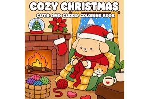 Cozy Christmas Coloring Book: Filled With Charming Holiday Scenes, Cozy Winter Moments And Delightful Christmas-Inspired illustrations For Teens and Adults