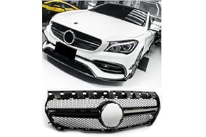 ‎GCP GermanCarParts GCP-117030 Grill Glanz Schwarz