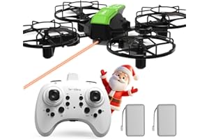 LE-IDEA Desmontable Dron con Modo de Competición por Infrarrojos para Principiantes, Mini Drone con 3D-Flip, Despegue/Aterrizaje con un 1 Botón, 3 Modos de Velocidad, Aeronave Educativa con 2 Baterías