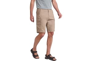 Mountain Warehouse Lakeside Mens Shorts - 100% Durable Twill Cotton Cargo Shorts, Durable Shorts, 6 Pockets - for Walking, Running, Hiking & Camping