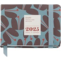 Agenda Semainier De Poche Miquelrius 2026 - 105x74 Mm, Couverture Similicuir Rose, Fermeture élastique, Trilingue - 9