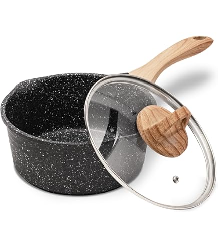 Wok In Alluminio Antiaderente Stoneline - 32 Cm Con Coperchio In Vetro, Per Cucina Sana Senza Grassi - Foto 2