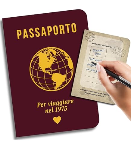 Biglietto Di Compleanno Per 30 Anni, Passaporto Di Compleanno