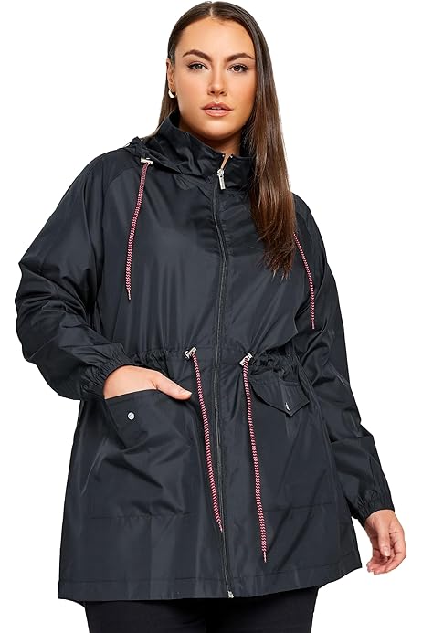 Amazon Women's Plus Size Rain Jackets With Hood FULKAN Womens