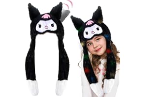 RosyFate Cappello con Orecchie Che Si Muovono, LED Cappello Animali, Cappelli Divertenti, Cappello con Orecchie, Cappello Bambino
