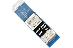ELECTROMECANICA CANTABRIA ELCAN ELCAN Professional saldatura TIG tungsteno vari colori, elettrodi di saldatura per torcia TIG 1.0 1.6 2.0 2.4 3.2 mm, 10 unità - Dimensioni: 1.0 x 175 mm
