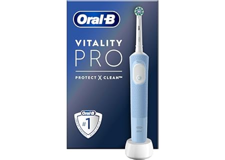 Oral-B Vitality Pro Blå eltandborste, 1 borsthuvud, designed by Braun - Amazon Deal & Rabatt