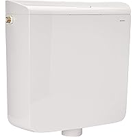 Geberit SCACAS0010CA AP110 Spülkasten, mit Stopptaste, 9 Liter, Weiß