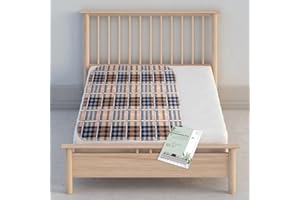 RIQINXIN wasserdichte Inkontinenz Bettunterlage Extrem Saugfähige Waschbare Betteinlagen Inkontinenz rutschfeste Inkontinenzunterlage für Betten 91x81cm