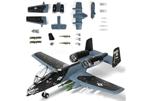 SEBUNAS 1:72 Scale A-10 Thunderbolt II Warthog Kit modello di assemblaggio in plastica altamente dettagliato Riproduzione accurata con schema di verniciatura Scelta del collezionista Regalo(43 pezzi)