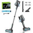 Oraimo Aspirapolvere Senza Fili, 6-in-1 Scopa Elettrica Senza Filo Autonoma, Aspirapolvere Senza Fili Potente con Luce LED, p