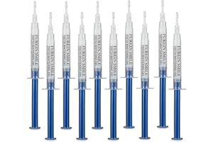 FUREIN SMILE 10 recambios de gel blanqueador de dientes de 3 ml, kit de gel blanqueador de dientes, 10 jeringas de gran valor, 4-9 tonos más blancos