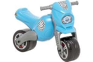 JT-LIZENZEN Dohany Rutscher Motorrad Fahrzeug Cross 8 Kinder Laufrad Lauflernrad blau