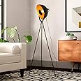 SUNLLOK Modern Industrial Tripod LED Satellite Floor Table Lamp - Vintage Adjustable Reading Standing Desk Light Deco - Movie Media Nautical Elegant Design Floor Lighting for Living Room Bedroom