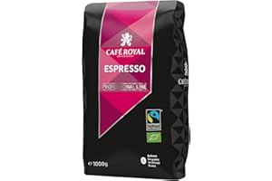 Café Royal Espresso Bio Fairtrade Max Havelaar Professional Line Bohnenkaffee. 1er Pack (1 x 1 kg)
