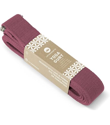 2 Sangles De Yoga 183cm - Élastiques Polycoton Pour Étirement, Pilates Et Danse Avec Boucle Métal