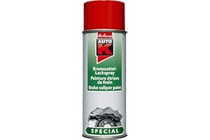 AUTO K HERPE SAS Auto K Peinture spécial étriers de Freins Rouge 400ml