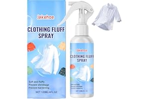 OURDORT Anti Falten Spray Kleidung, Antistatik Spray Kleidung, Entfernt Falten im Stoff, Reduziert Statische Elektrizität, Knitterfreie Kleidung ohne Bügeln, Geeignet für Eine Vielzahl von Stoffen, 120ml