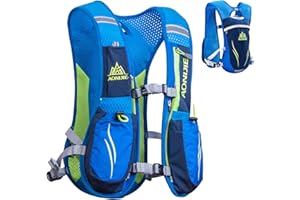 ‎TRIWONDER TRIWONDER Ultraleicht Trinkrucksack, 5.5L Laufrucksack, Trailrunning Rucksack, Hydration Pack im Freien, Rucksack Outdoor für Laufen, Marathon, Radfahren