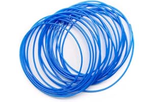 SRJQXH Azul Manguera Neumática, Longitud 10 Metros (32,8 Pies) Manguera de Aire de Poliuretano, Diámetro Exterior 4 mm/Diámetro Interior 2,5 mm, para Herramientas Neumáticas Tubo de Aire