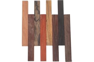 COHEALI 8Pcs Assorted Exotic Wood Pen Blanks Kit for Woodturning - DIY Craft Supplies for Pen Making and Wood Turning Projects