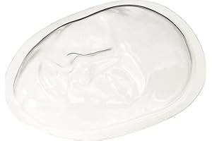 Roylco R52009 Make-A-Mask Multi-Cultural Mask Form Set, Plastic, 7-1/2" x 3-1/2" x 5-1/2" Size, Clear (Pack of 10)